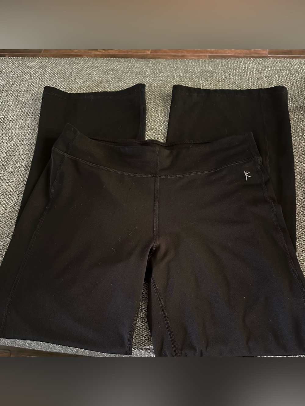 Danskin Black Semi-Fitted Athletic Leggings